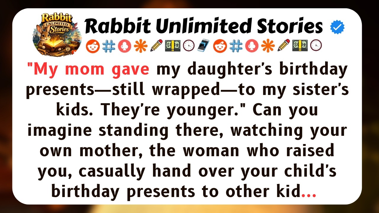 My mom gave my daughter's birthday presents—still wrapped...[Full Stories]