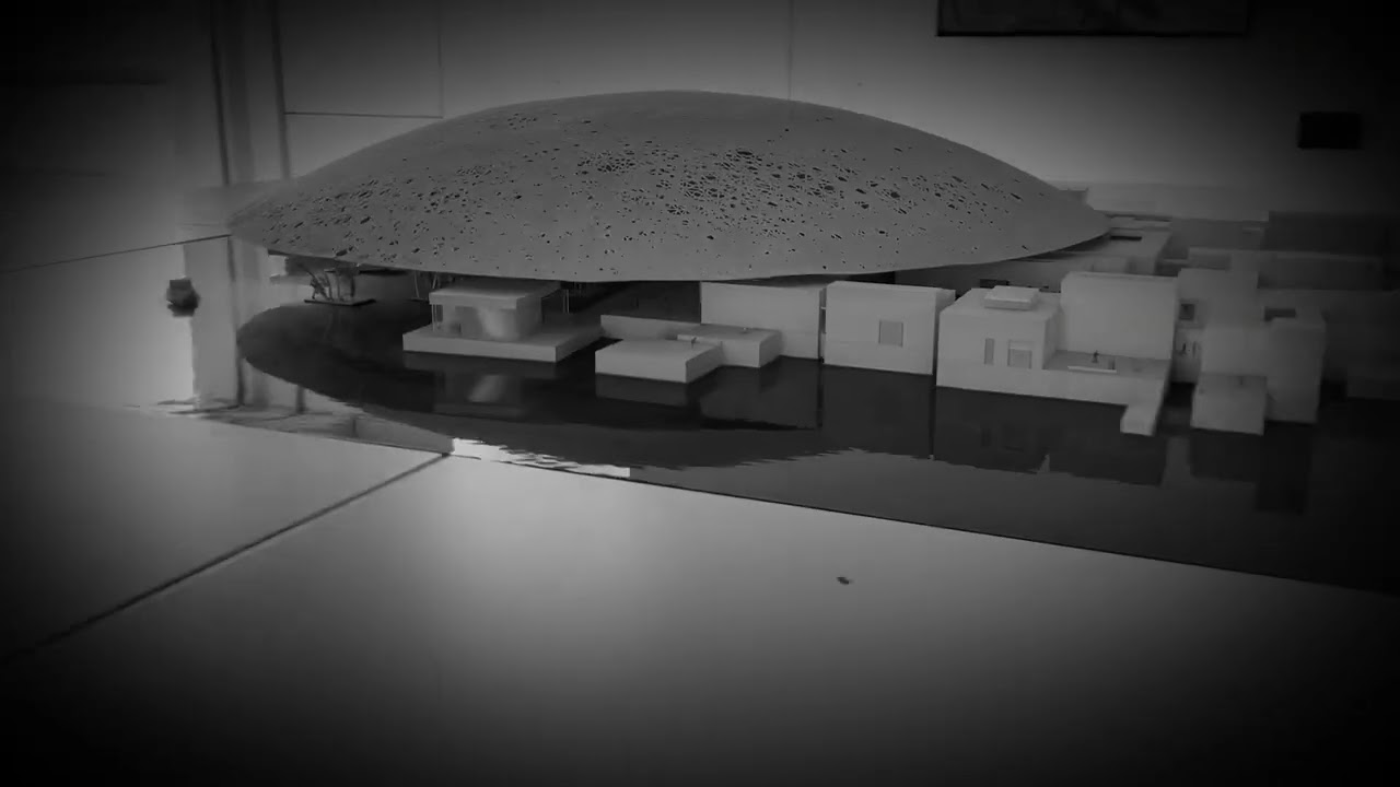 Louvre museum model Abu Dhabi 2025