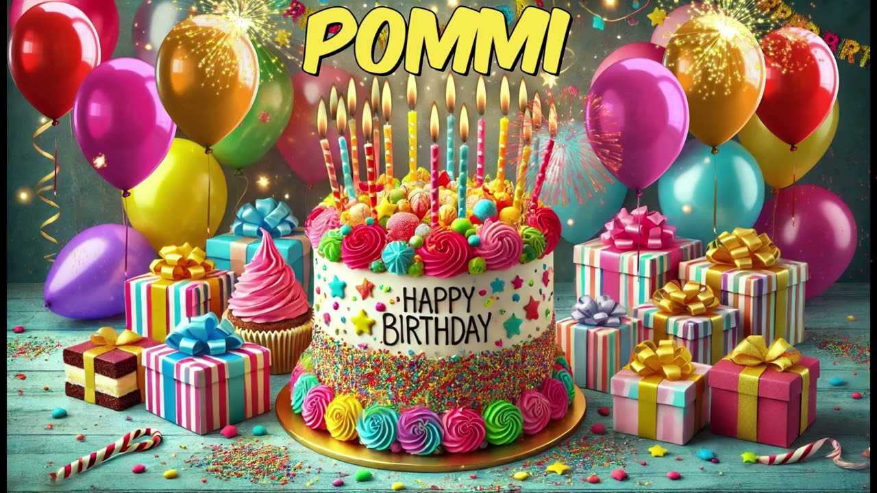 POMMI Happy Birthday Song - Happy Birthday to You