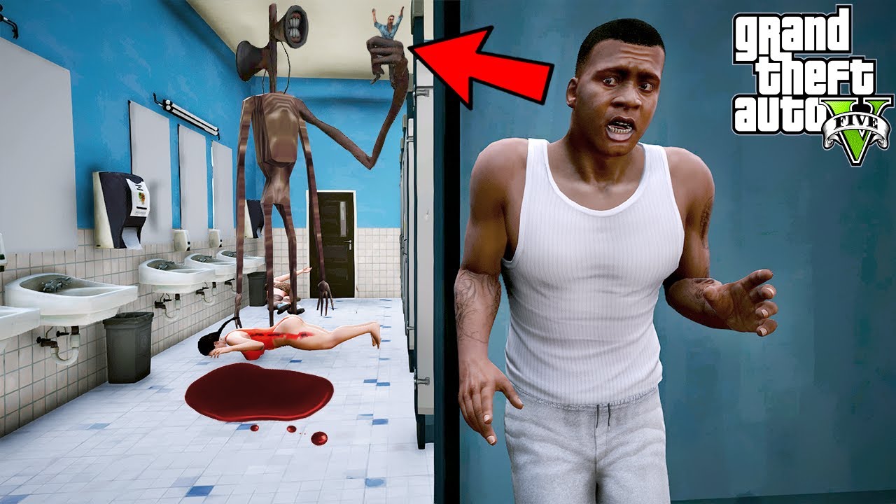 GTA 5'TE GECE YARISI KORKUNÇ TUVALETTE KİLİTLİ KALDIK!