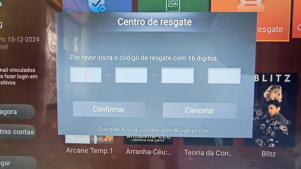 UNITV - C&Oacute;DIGO DE RESGATE 16 D&Iacute;GITOS - ( PROMO&Ccedil;&Atilde;O )