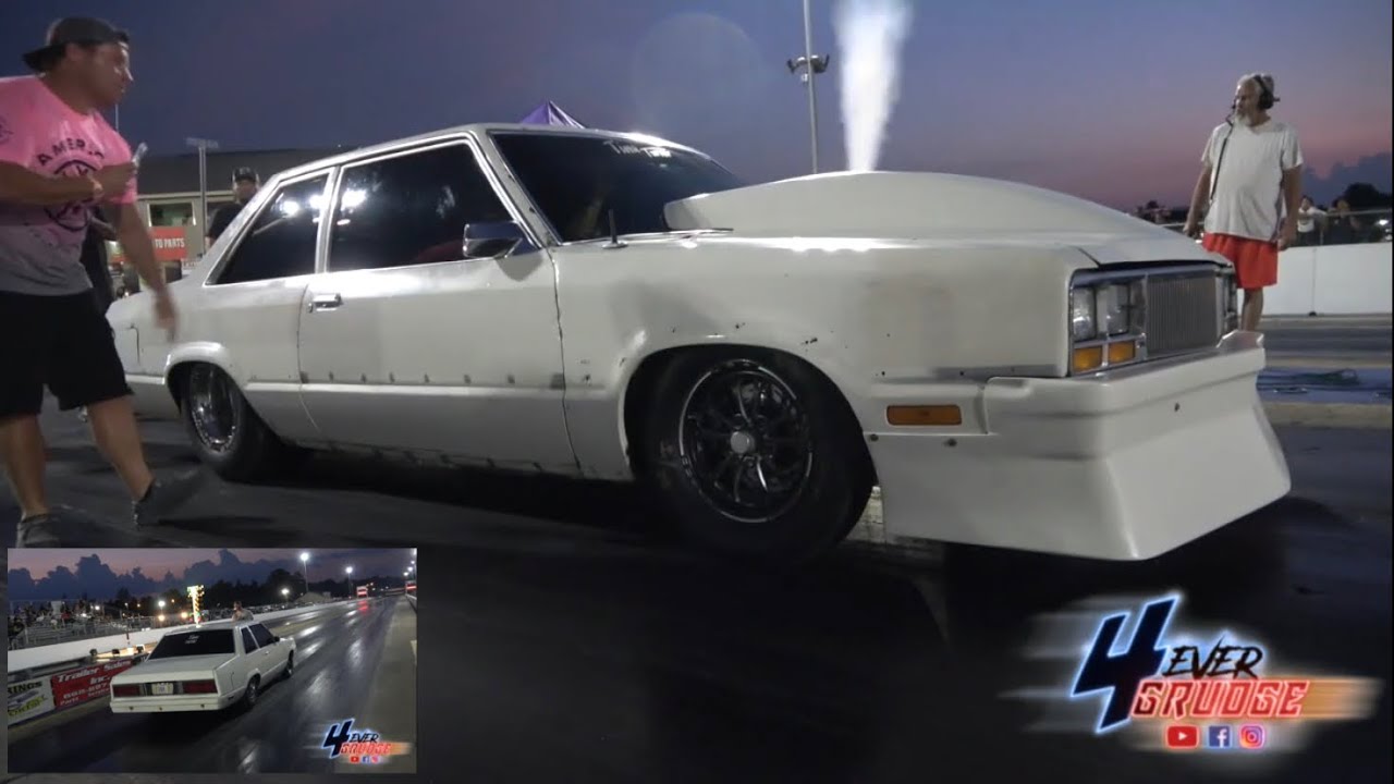 2ND AND 3RD PASS ON THIS NEW NITROUS POWERED SMALL BLOCK FAIRMONT 