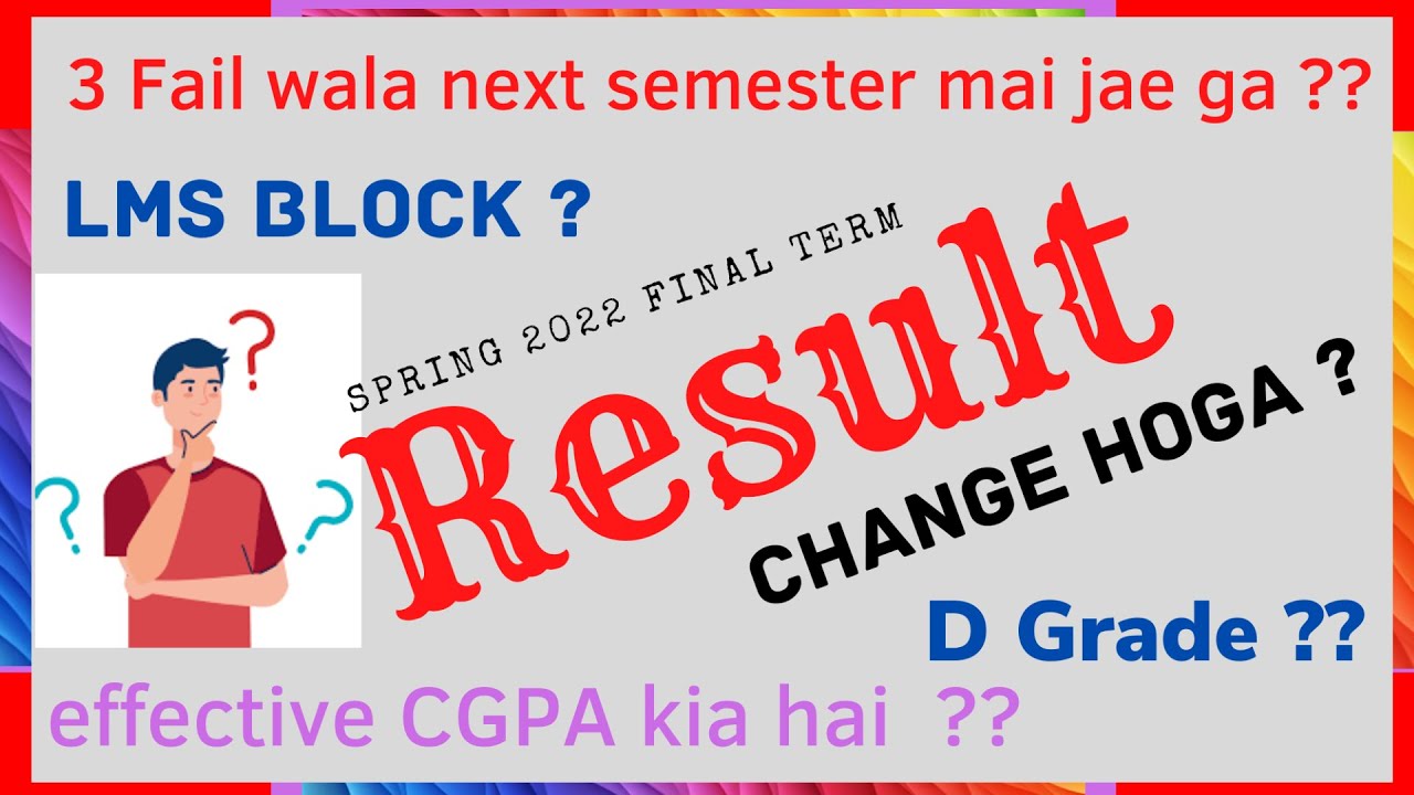 VU Result 2022 / SPRING 2022 Result Announced / effective gpa / #result
