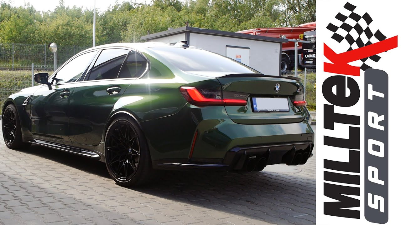 BMW M3 G80 | Wydech Milltek Sport cat-back + GPF Bypass Exhaust | Wydechowe.pl