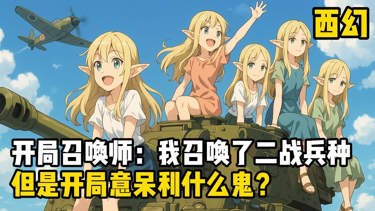 【給異世界一點小小的二戰震撼】當別人召喚魔獸時，我拿出了虎式坦克。精靈弓箭？白色死神狙殺！魔法護盾？ 88mm穿甲彈教做人！就是這義大利麵軍團。我：這就是召喚術啊？誰規定只能召喚魔獸了？1-117