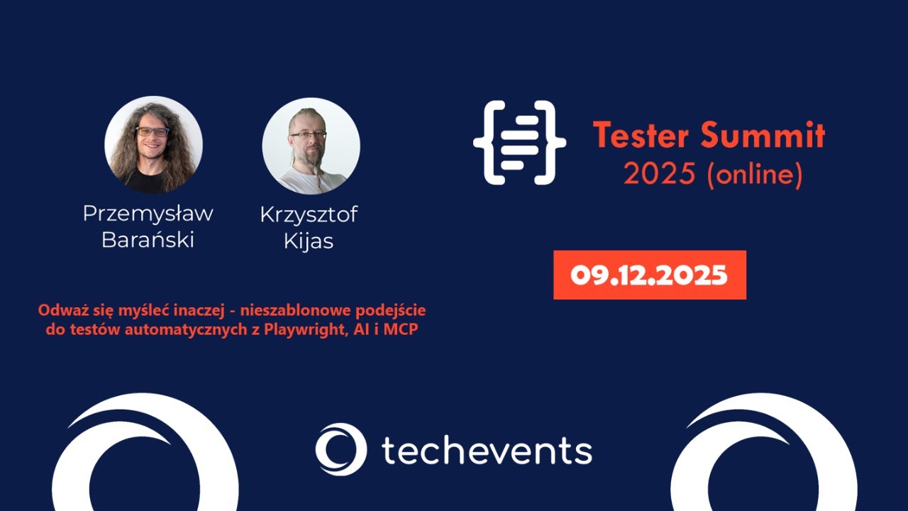 Odważ się myśleć inaczej - nieszablonowe podejście do testów automatycznych z Playwright, AI i MCP