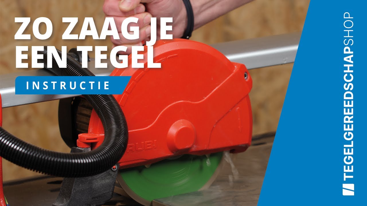 Keramische tegels zagen met een tegelzaag | Tegelgereedschapshop
