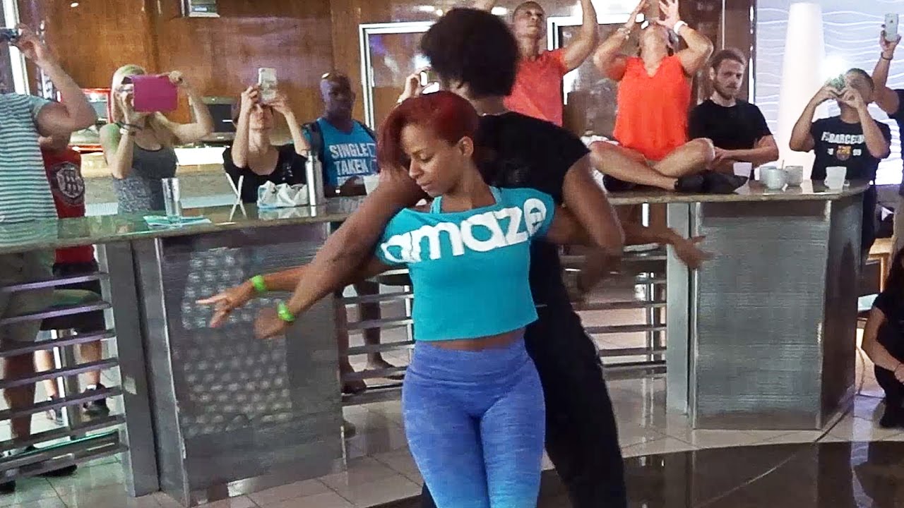Terry and Cecile's Salsa Workshop at the Aventura Dance Cruise 2015