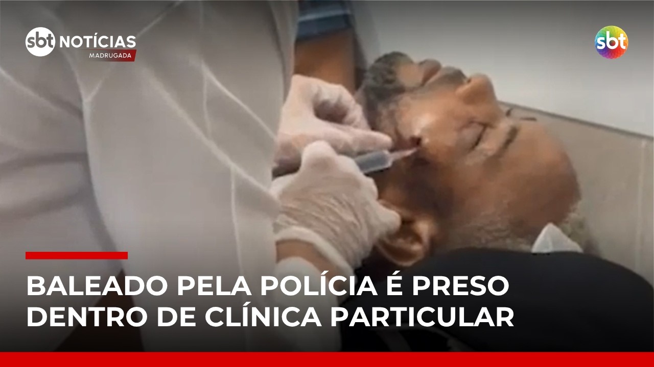 Chefe de fac&ccedil;&atilde;o &eacute; baleado pol&iacute;cia, vai &agrave; cl&iacute;nica e &eacute; preso pela pol&iacute;cia em Salvador | #SBTNot&iacute;cias