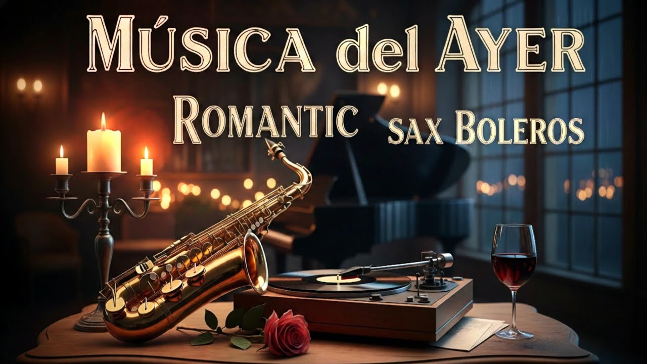 Romantic Sax Boleros 🎷 Instrumentales Para Recordar Buenos Tiempos y Tomar Café ☕
