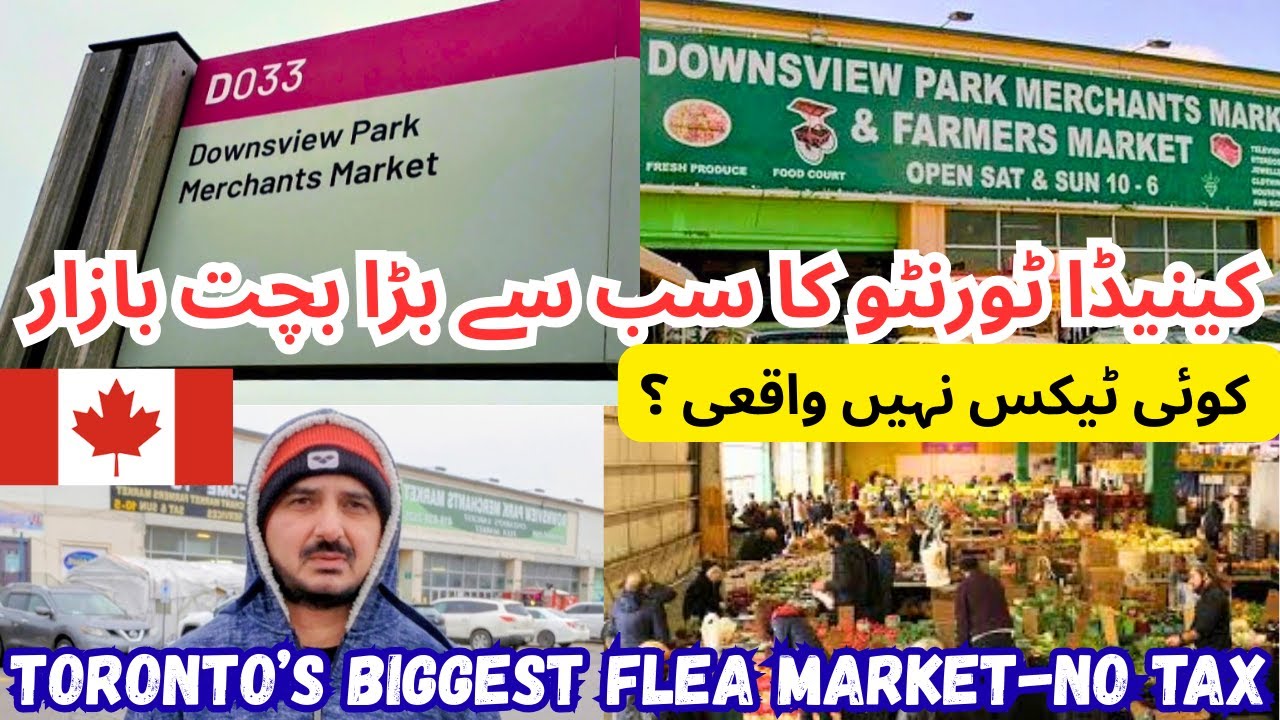 🇨🇦 Canada NO TAX, HUGE SAVINGS! 🤑 Downsview Park Merchants Market: Your Weekend Bargain Paradise!