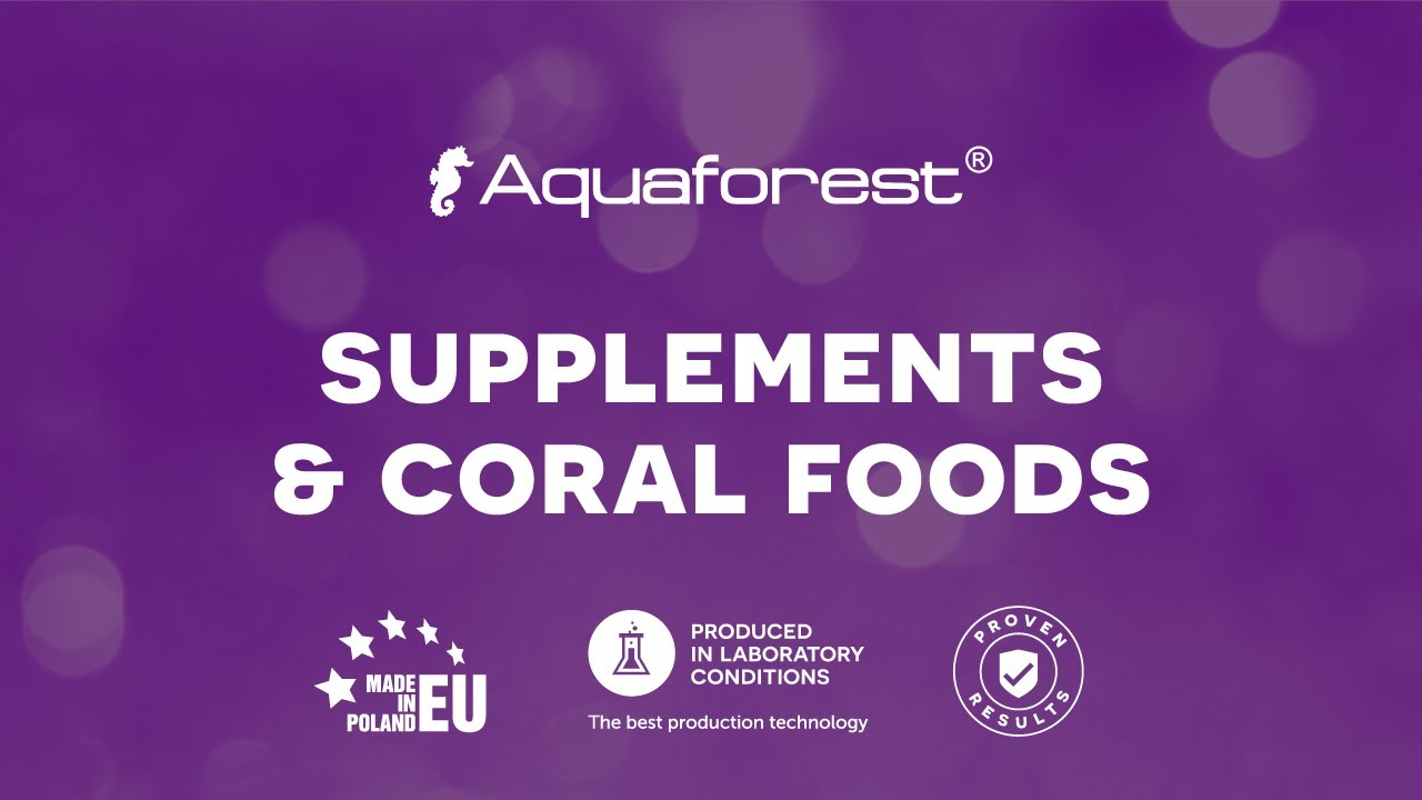 Добавки Aquaforest и корма для кораллов