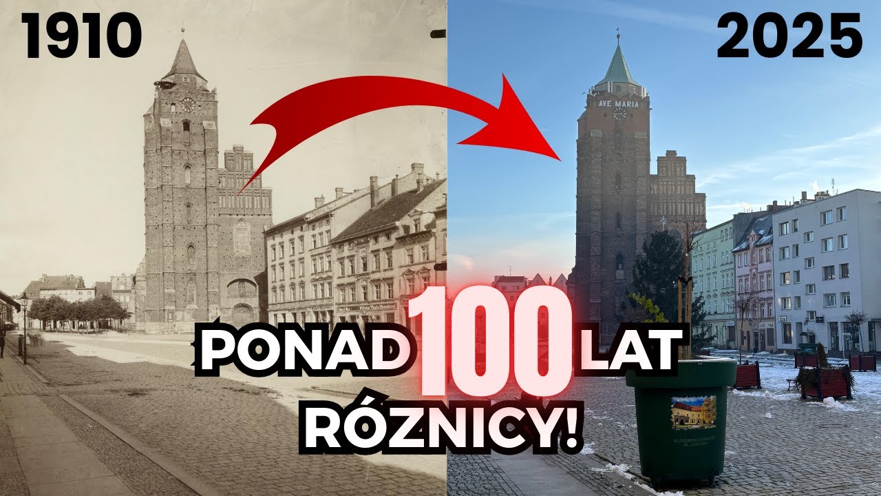 Jak wyglądało to miasto 100 LAT TEMU? Por&oacute;wnuję zdjęcia!