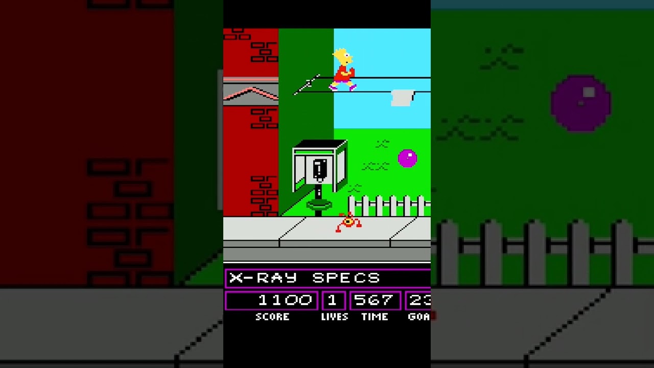 The Simpsons Bart VS The Space Mutants - NES - STRANGE? YES!!! 👽👽