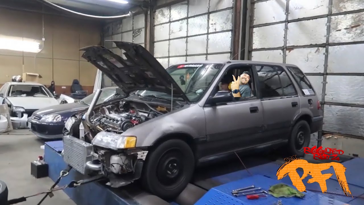 Blasting AWD Turbo Civic WAGO! Metigulous Build