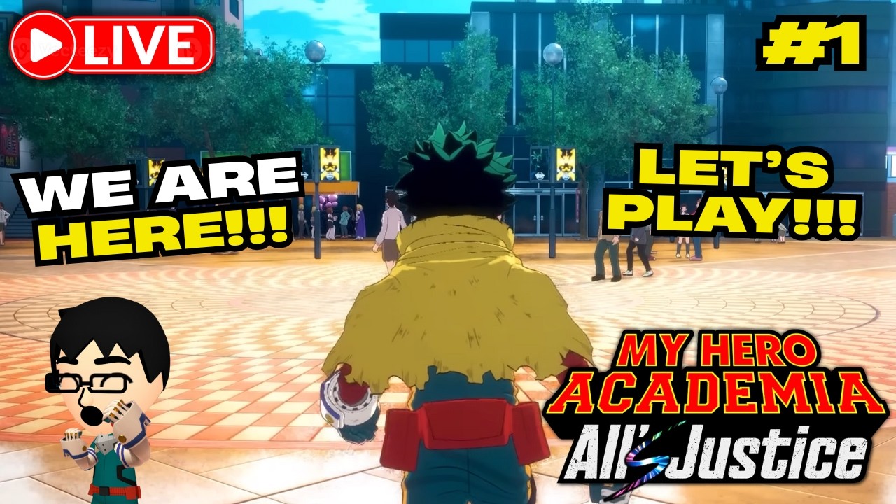 I CAN FINALLY PLAY! MY HERO ALLS JUSTICE GAMING!