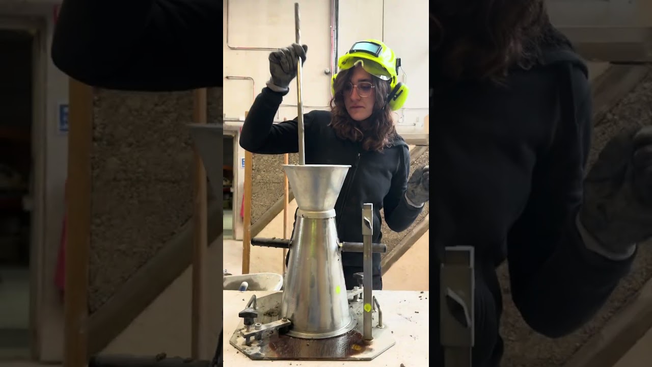 Le test de plasticité d’un  béton
