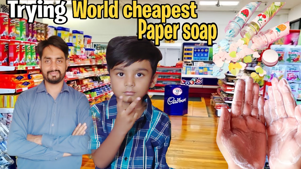 Trying World’s Cheapest Paper Soap for the First Time 😱 | Saif Vlogs
