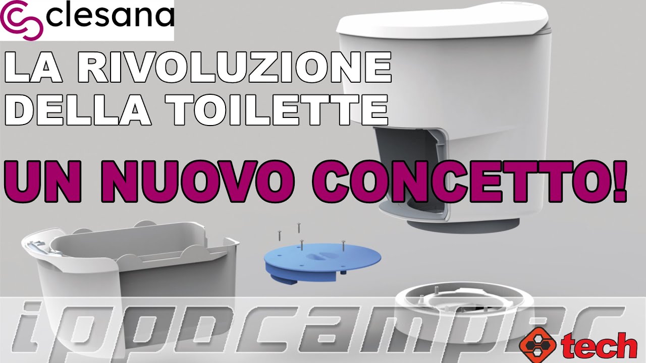 La rivoluzione della toilette! Clesana un nuovo concetto di WC!