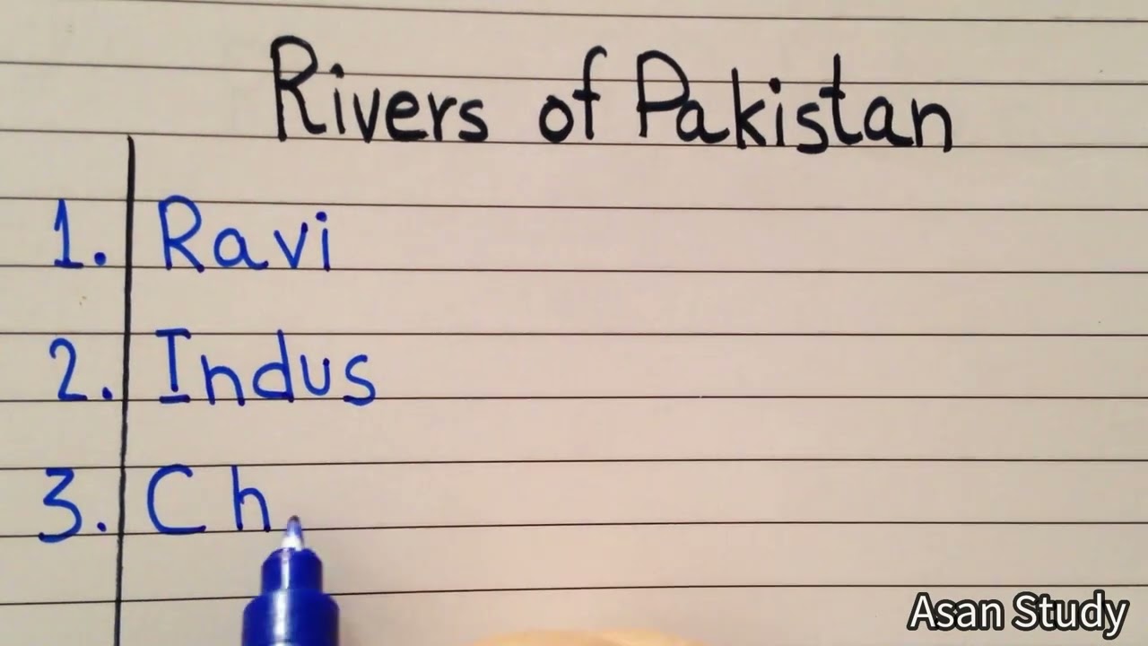 Rivers of Pakistan | Pakistan Rivers Name
