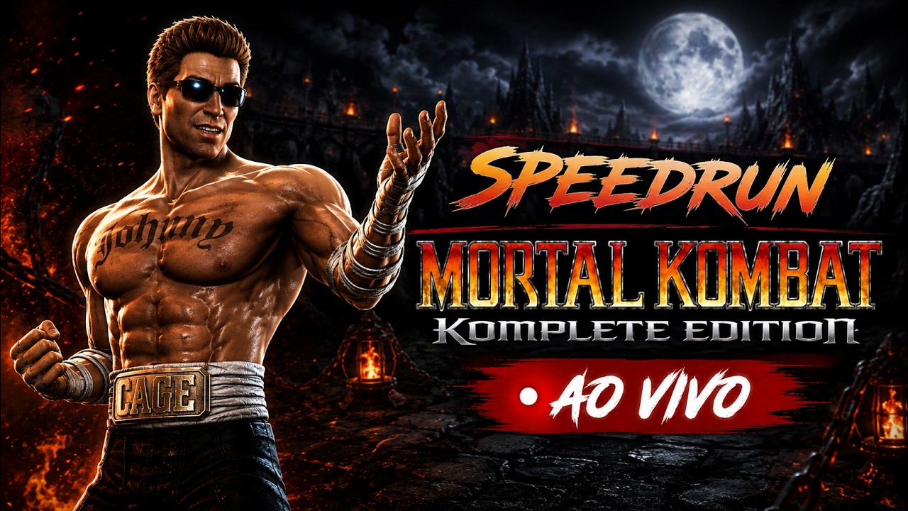 🔴 AO VIVO SPEEDRUN MORTAL KOMBAT 9 ESTAMOS TOP 3 BORA DE PB HOJE