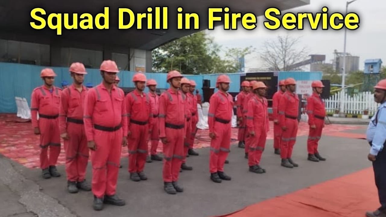 Squad Drill in Fire Service As per NFSC Nagpur, Drill Manual बिना हाथ हिलाए कितना मूवमेंट करसकते है