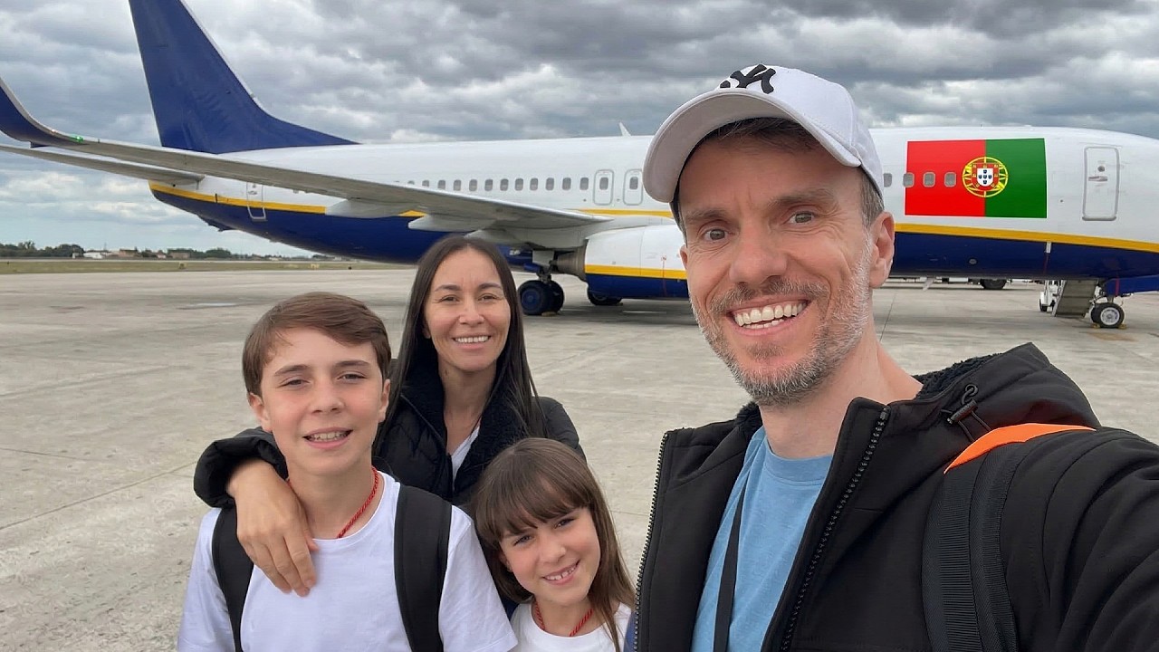 Viagem em Família para Portugal!! Daily Vlog Brancoala