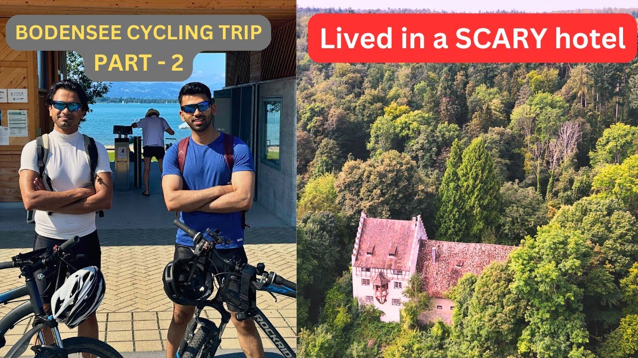 🚴‍♂️ Bodensee Cycling Adventure 🌊 | Overnight Stay in a Haunted Hotel 👻🏨