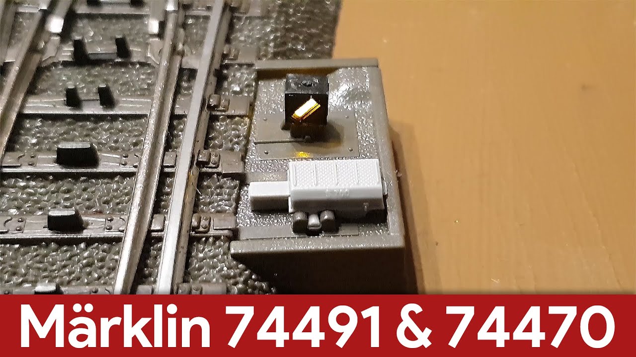 Märklin Weichenantrieb um- und einbauen & Weichenlaterne einbauen