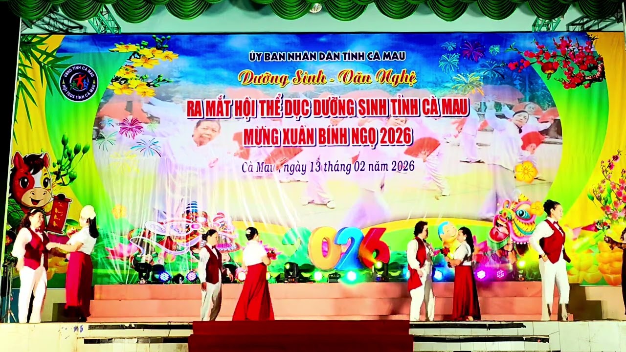 Cánh thiệp đầu xuân - CLB Thanh Xuân mừng hội thể dục dưỡng sinh ra mắt 13/2/2026
