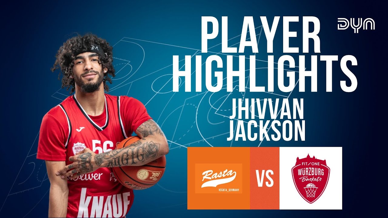 😳Sheesh! Jhivvan Jackson (27 points) Highlights vs. RASTA Vechta | easyCredit BBL | Dyn Basketball
