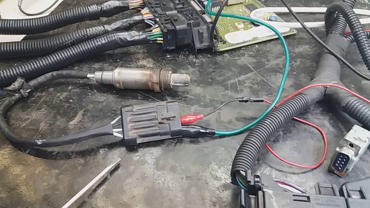 Testando o comando pwm de aquecimento de sonda no modulo iaw4sf