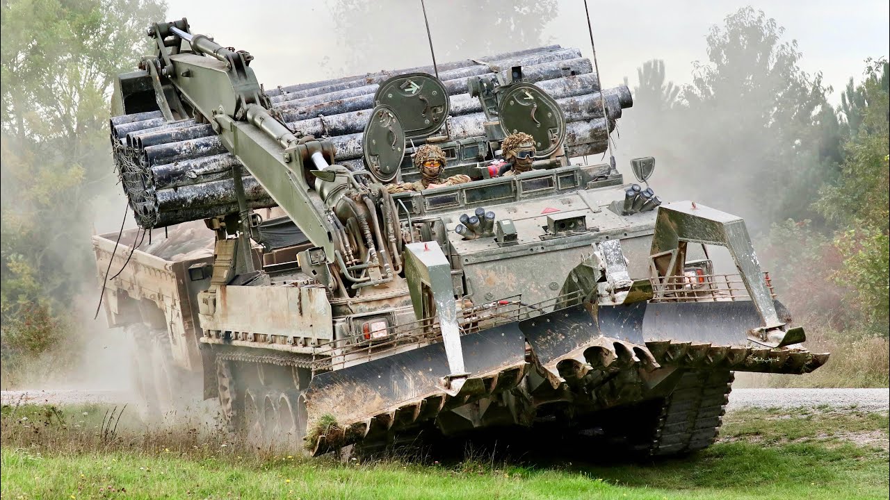 Beastly Armoured Engineer vehicles in action!