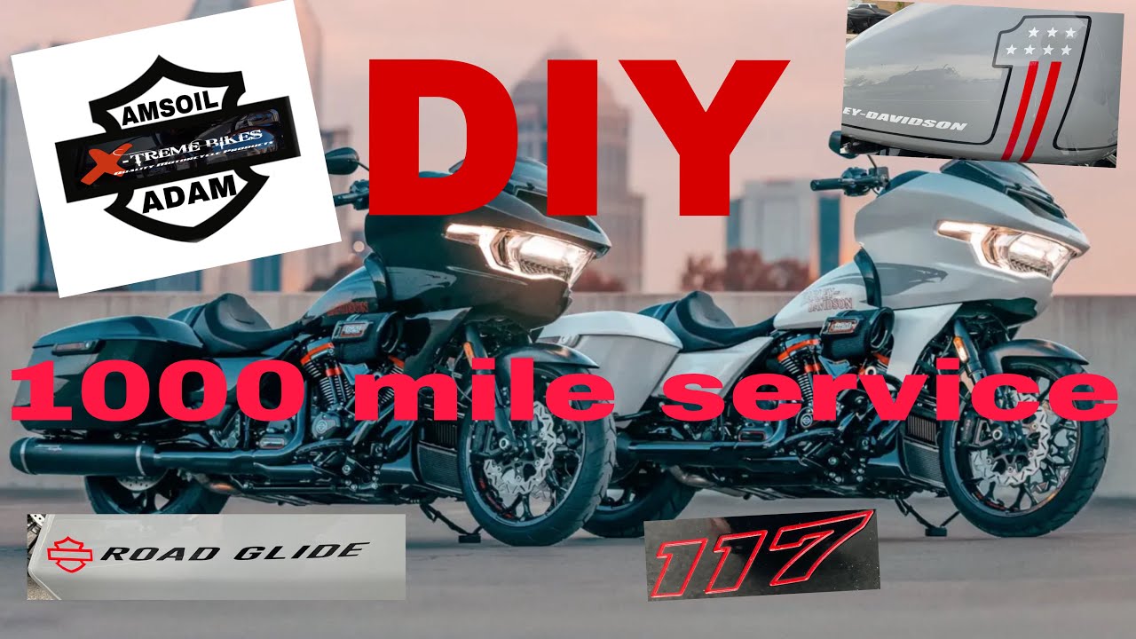 Harley Davidson Road Glide 2024 года своими руками, пробег 1000 миль, техническое обслуживание 10...