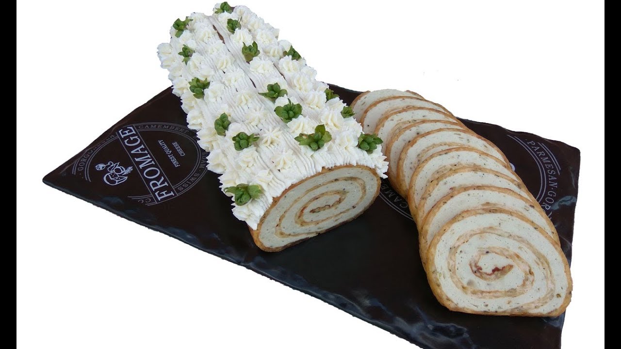 Kolbasa Dadinda,Toyuq Ruleti.Super Dadli,Pendirli Toyuq Ruleti.Toyuqlu,Qelyanalti Resepti