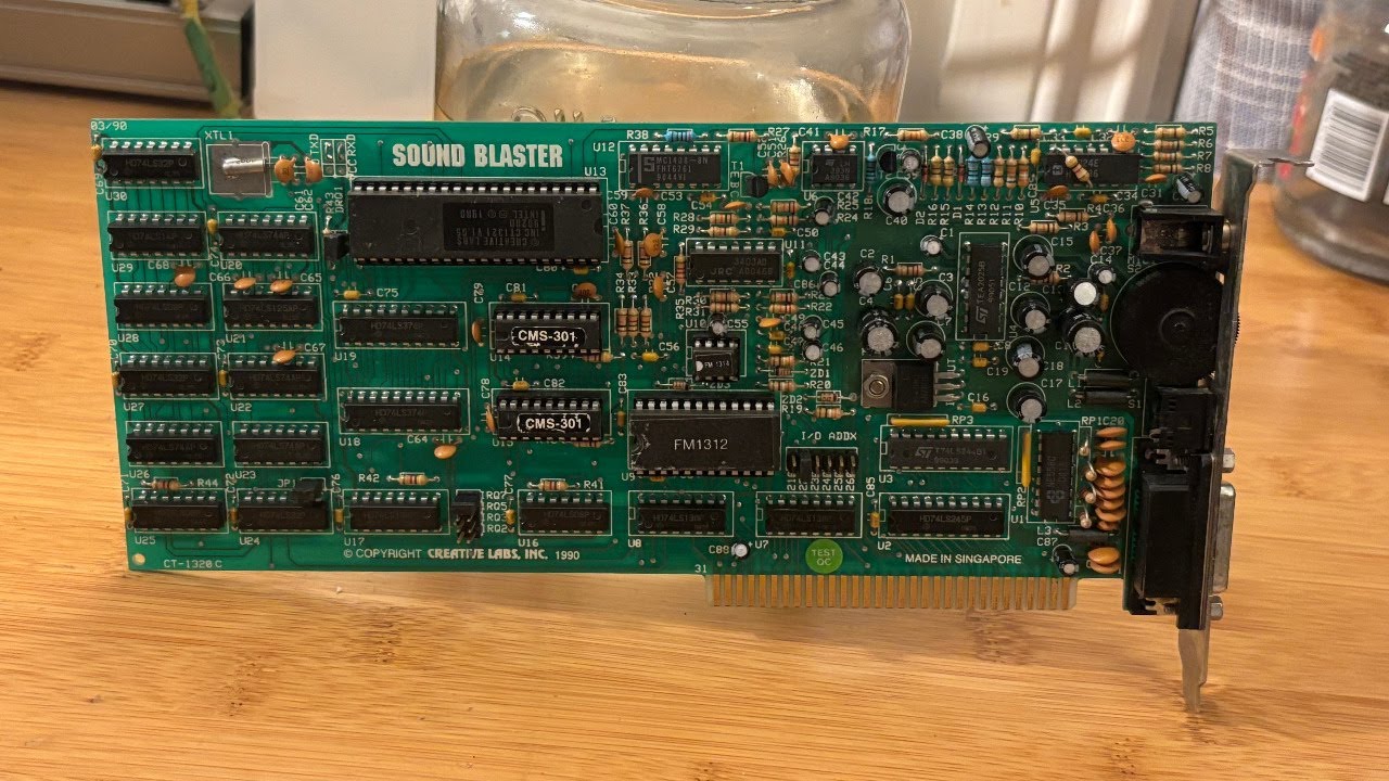 New Setup Test and Testing a Sound Blaster CT-1320C ISA Sound Card
