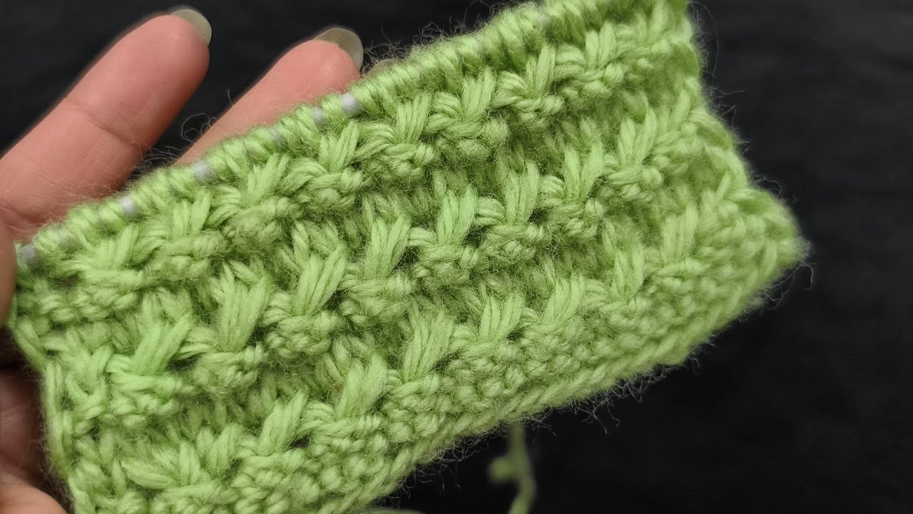 Knitting design with p3tog ।। Beautiful ❤️ and easy design knitting 