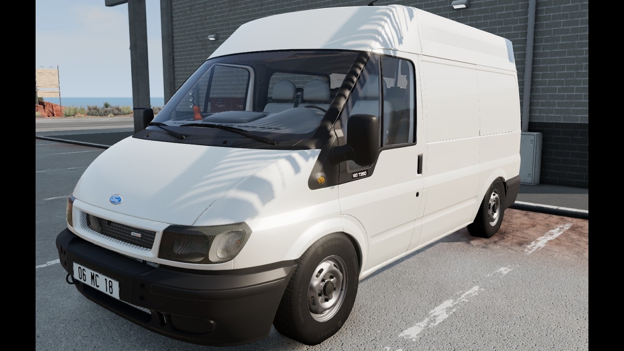 Ford Transit | 1600 Kg Yük İle Rampalı Bozuk Yollar Steering Wheel GamePlay