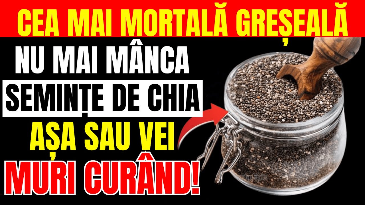 O Mănânci Chia? Evită ACESTE 5 GREȘELI Fatale | Ce Trebuie Să Știe Seniorii!