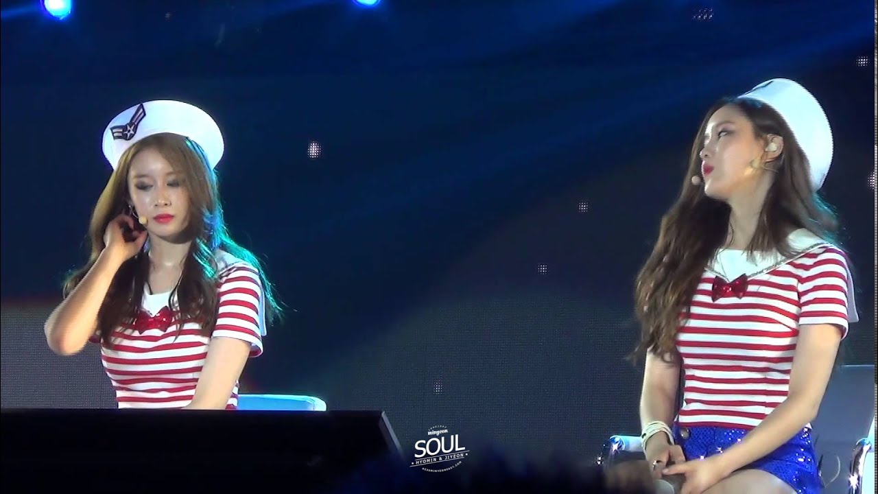 [MYsFANCAM] 150620 T-ARA Nanjing Concert - Falling U (Hyomin-Jiyeon)