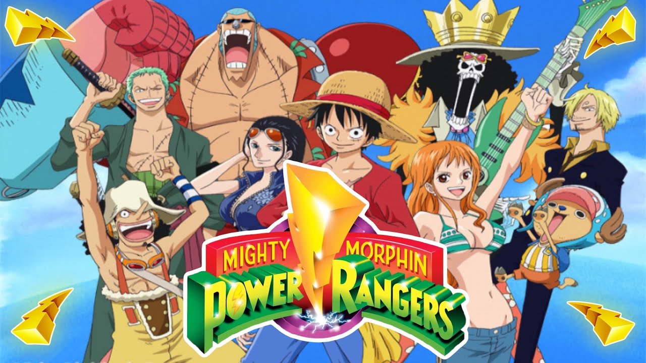 One Piece: into of⚡️(Mighty Morphin Power Rangers)⚡️(Eng Dub)TOEI ANIMATION
