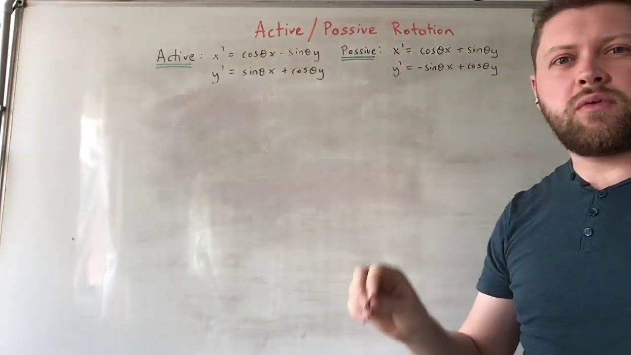28. Active/Passive Rotation Matrix Combination