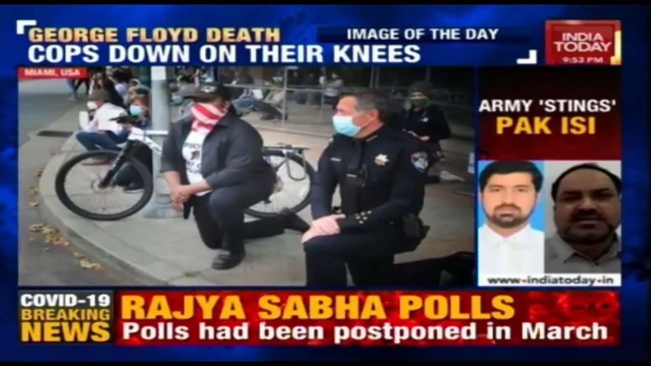George Floyd's Death: Miami Police Kneels Down to Express Solidarity With Protesters