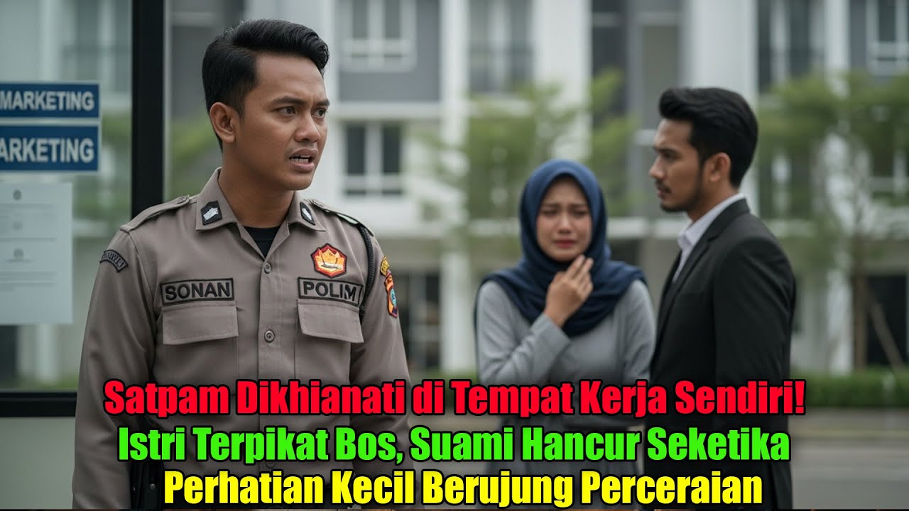 KEJAM...!!! Satpam Dikhianati di Tempat Kerja Sendiri!, Istri Terpikat Bos, Suami Hancur Seketika...