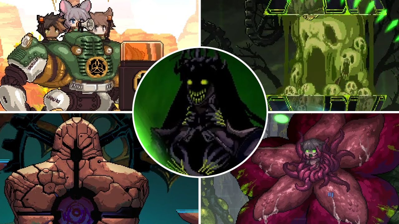 TEVI - All Bosses + Cutscenes (Normal, No Damage)