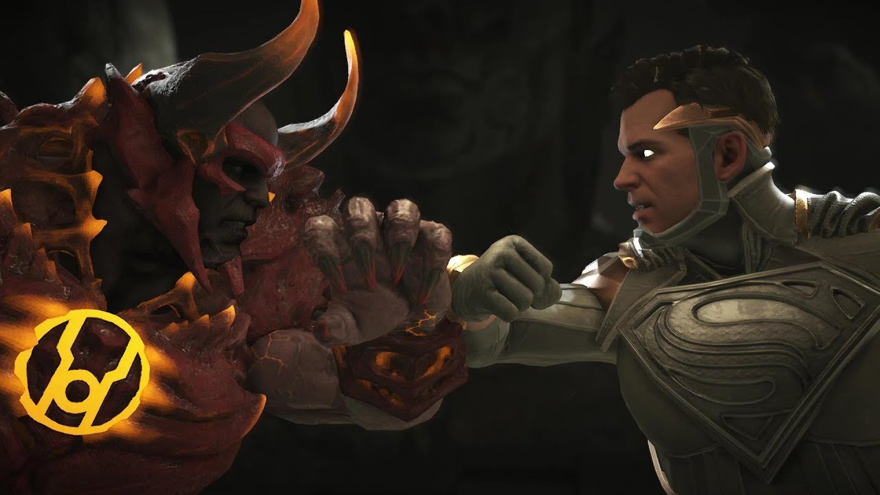 Injustice 2 : Atrocitus Vs Superman - All Intro/Outros, Clash Dialogues, Super Moves