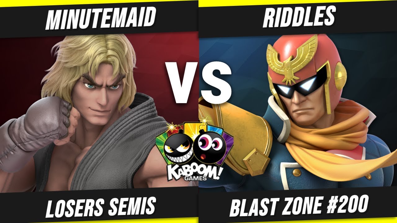 Blast Zone #200 - LSF  - NBG | MinuteMaid (Ken) vs Riddles (Captain Falcon)