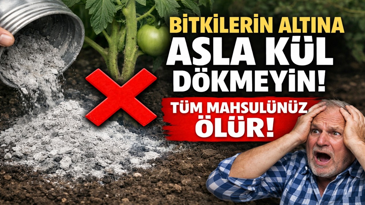 BU bitkilerin altına ASLA kül dökmeyin! Tüm mahsulünüzü öldüren o en büyük hata.