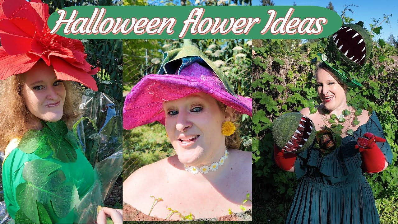 Plus size Flowers inspired Halloween costumes