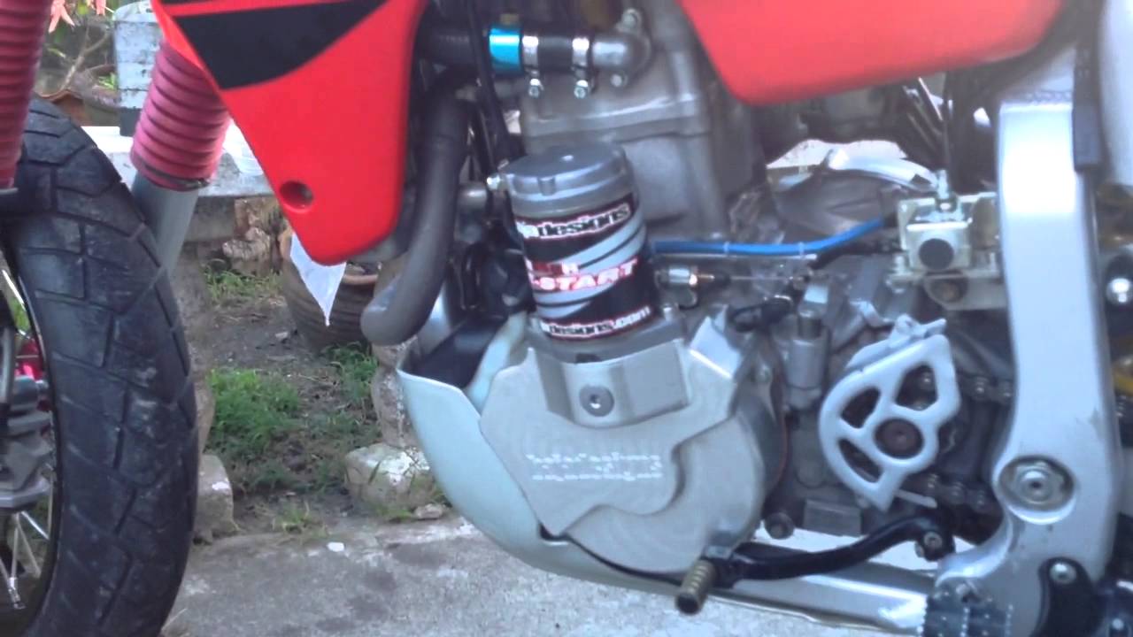 XR650R with Baja Design e starter/kit supermoto